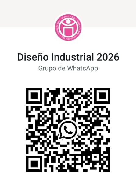QR del grupo de WhatsApp de Diseño Industrial 2026