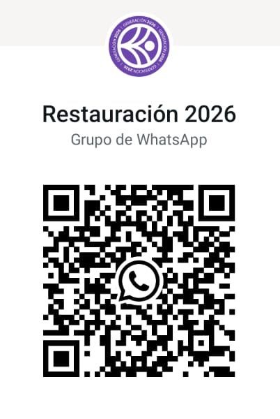 QR del grupo de WhatsApp de Conservación y Restauración 2026